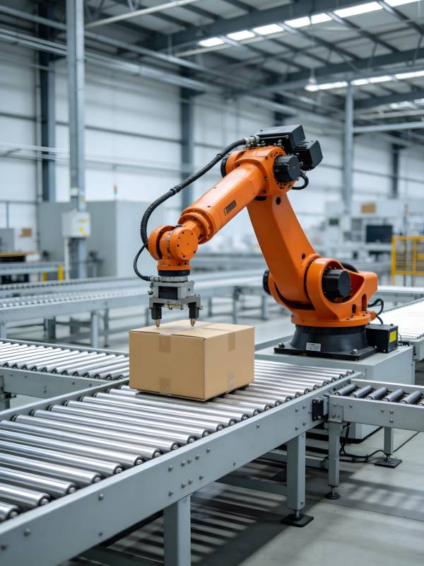 智能机械臂搬运箱图片