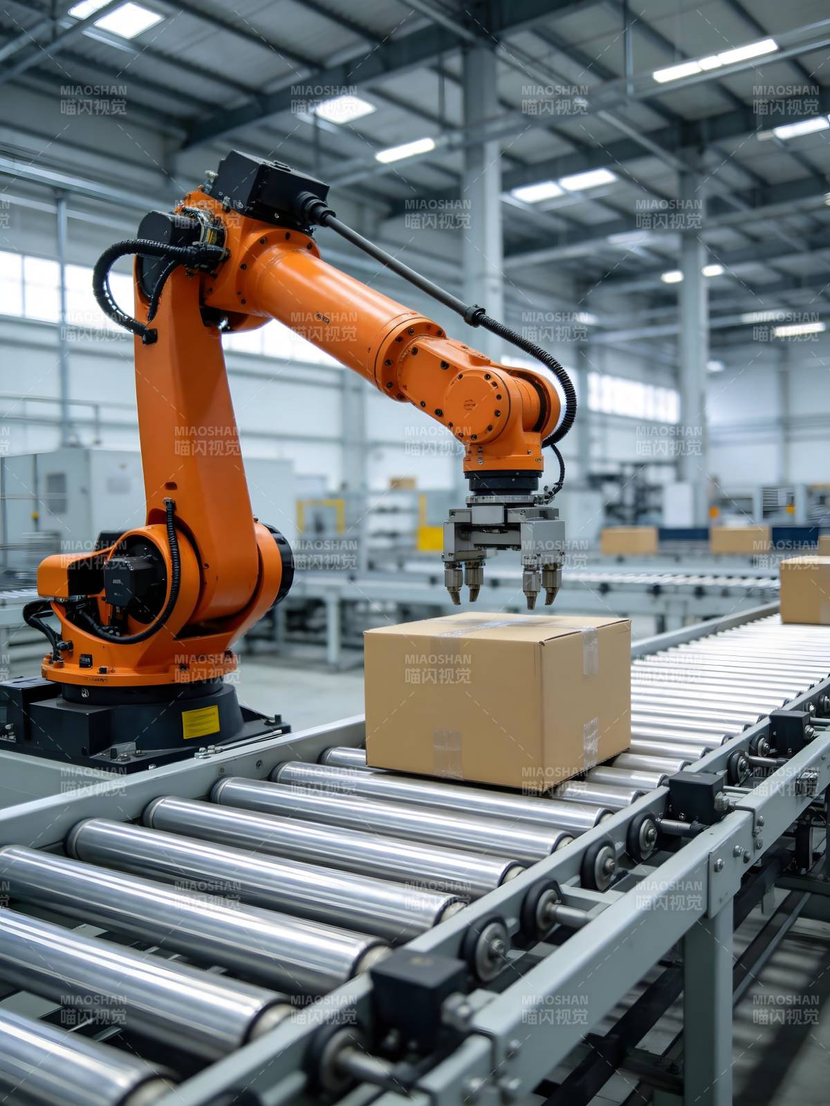 智能机械臂搬运箱图片