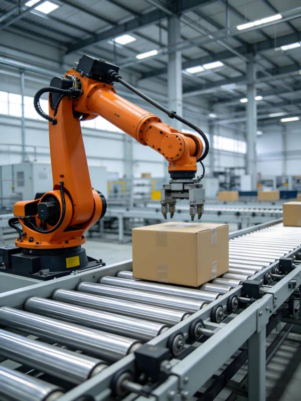 智能机械臂搬运箱图片