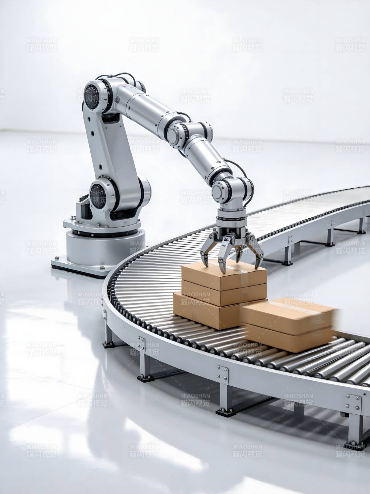 智能机械臂分拣图片