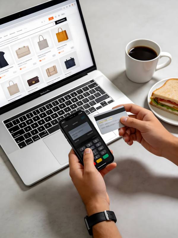 在线购物支付瞬间图片