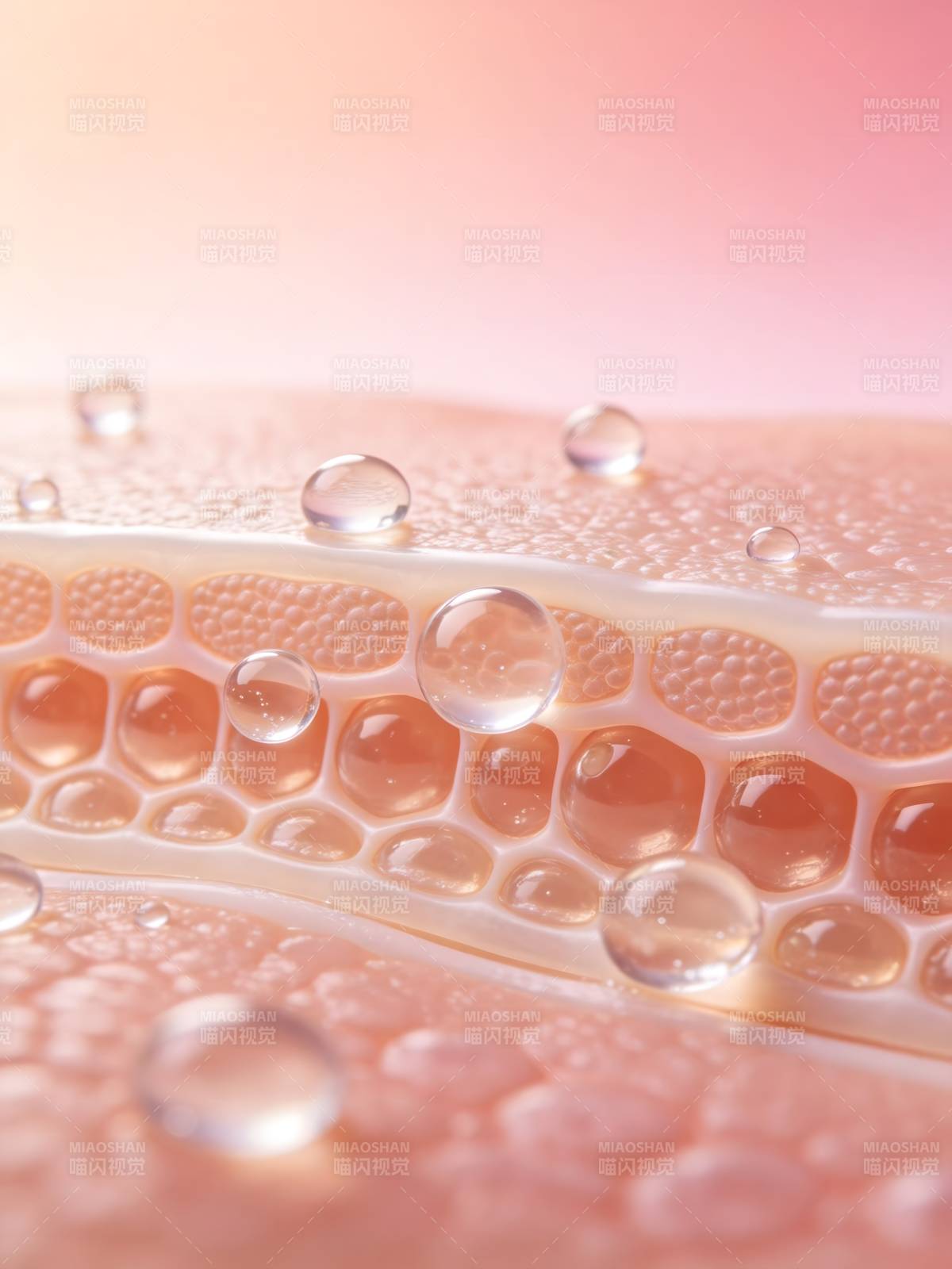 水润肌肤微距图片