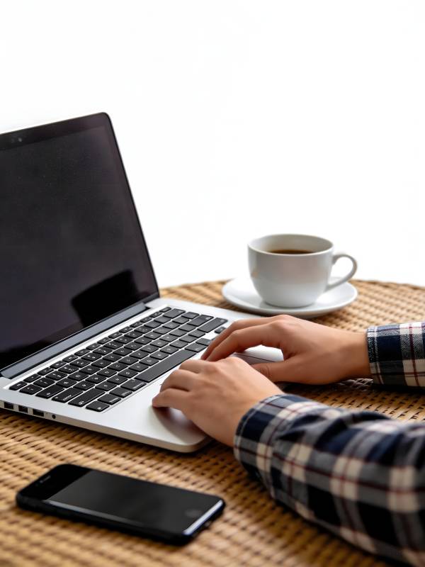 专注工作 咖啡相伴图片