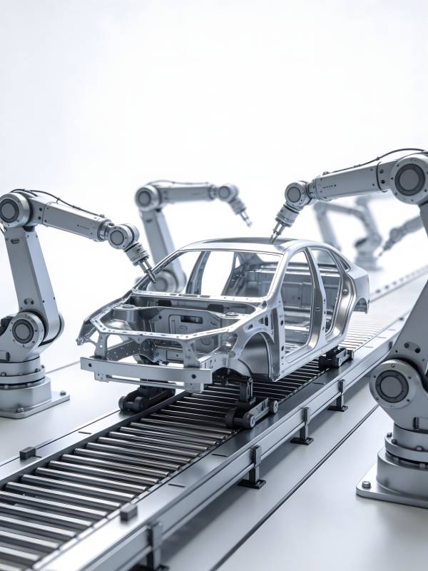 智能汽车生产线图片