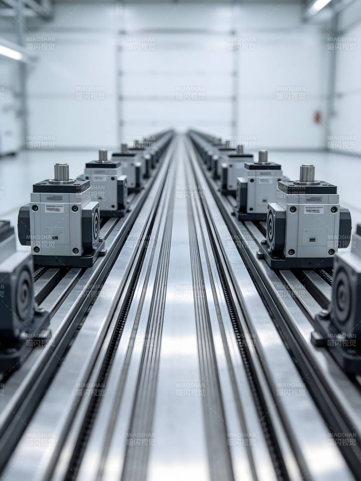 精密机械生产线图片