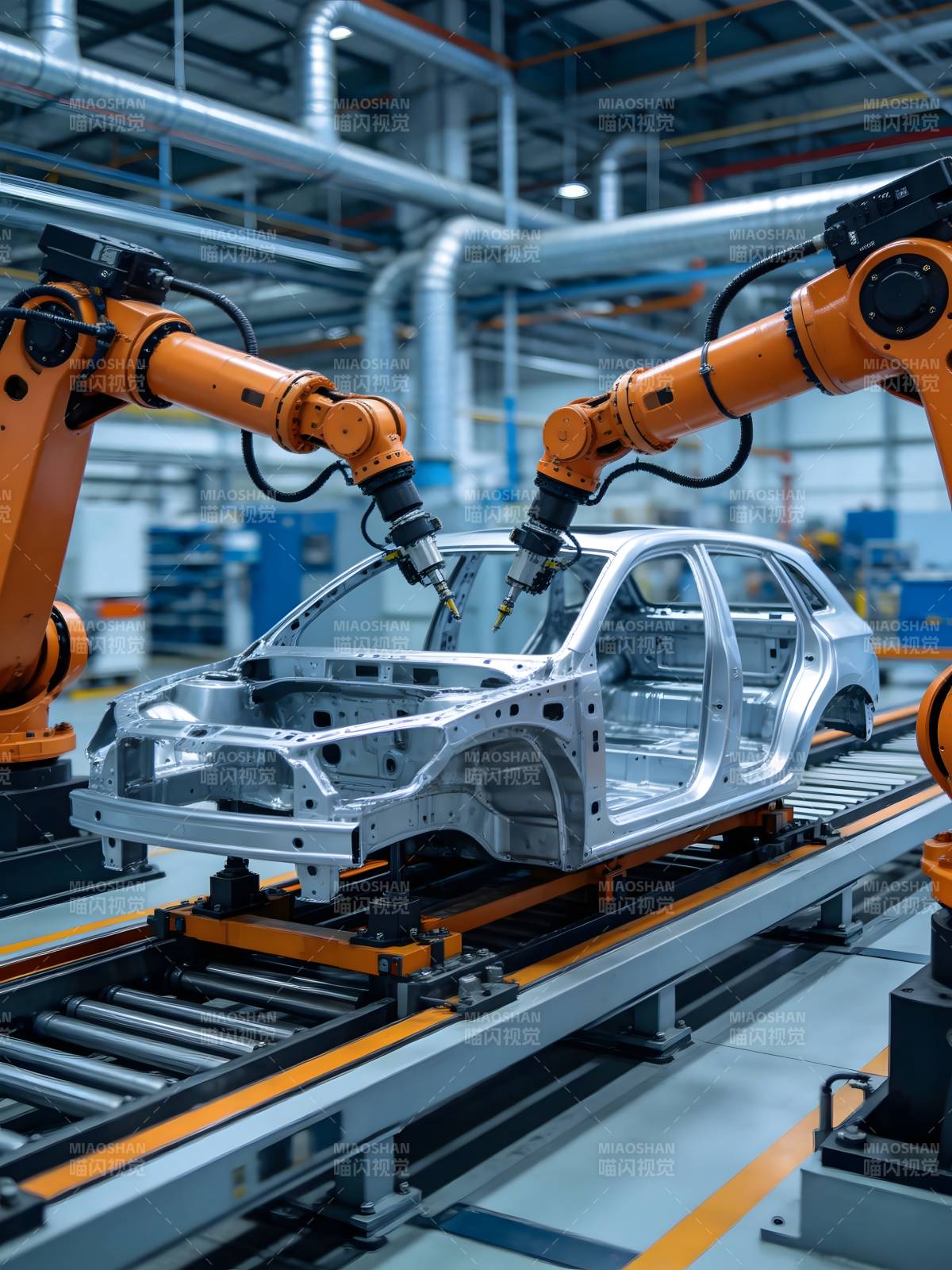 智能汽车生产线图片