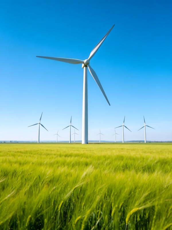 风车田野风光图片
