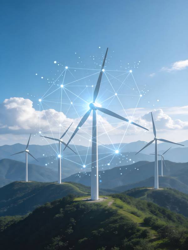 风能互联 绿色未来图片