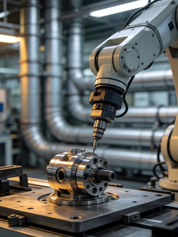 智能机械臂作业图片