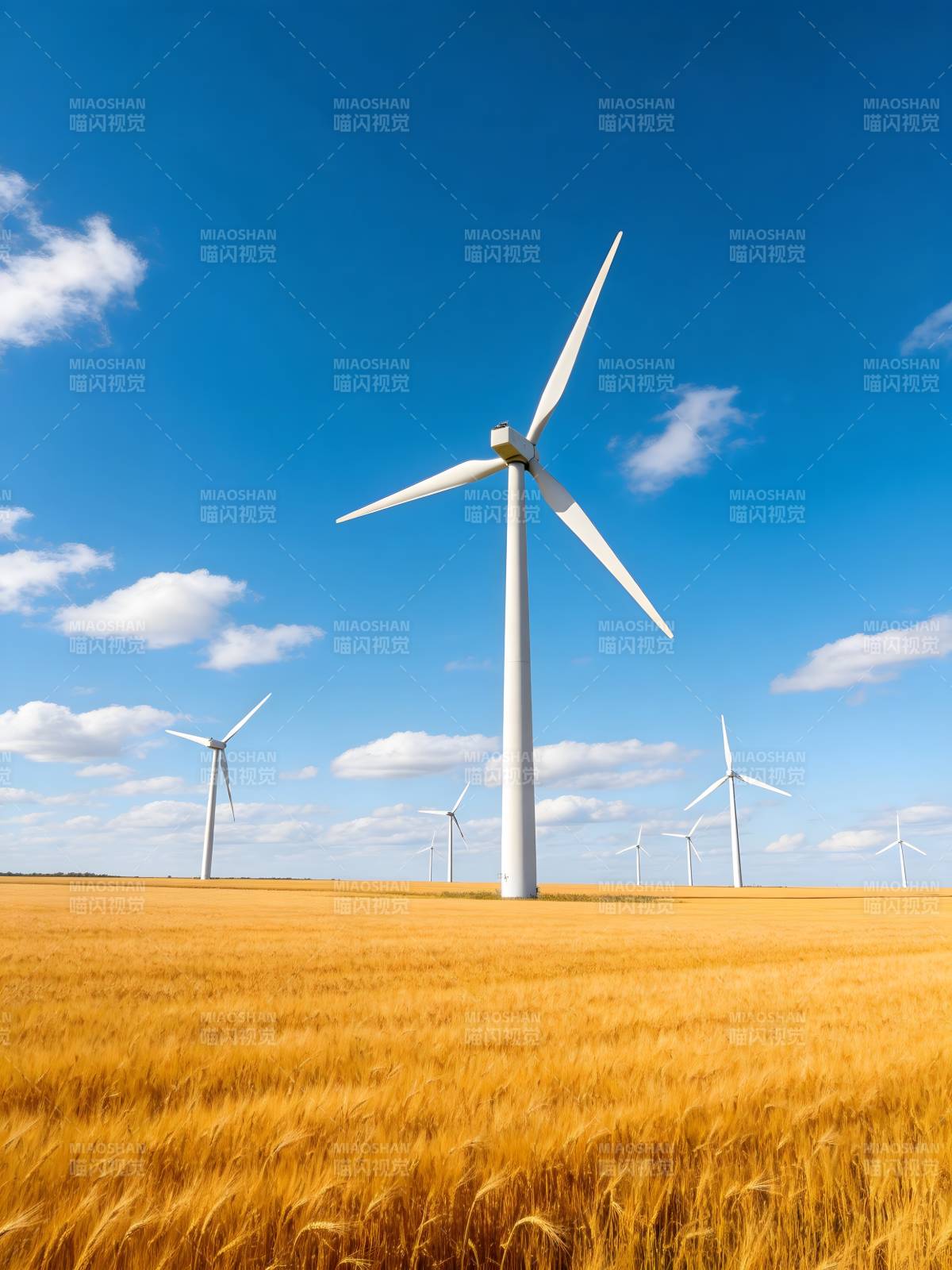 风车田野风光图片
