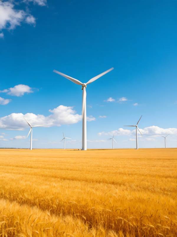 风车田野风光图片