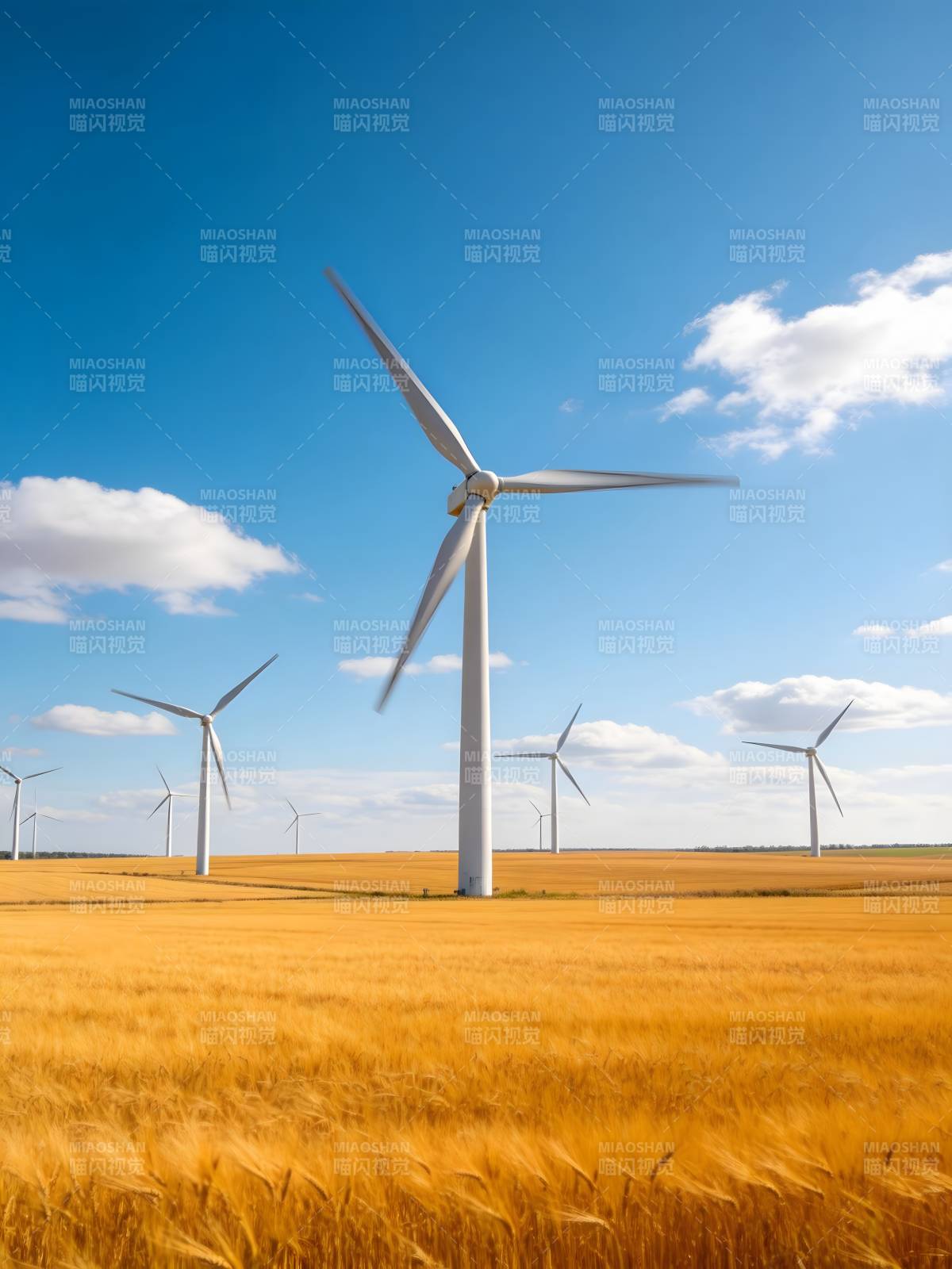 风车田野风光图片