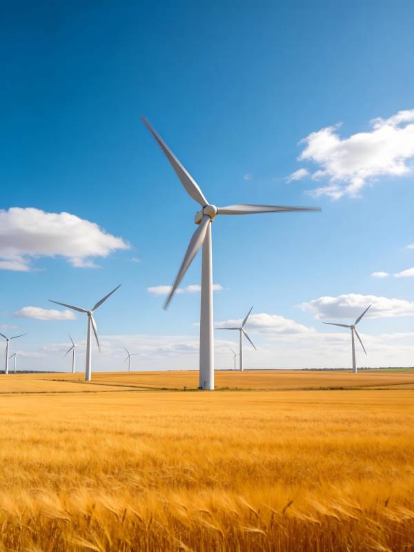 风车田野风光图片