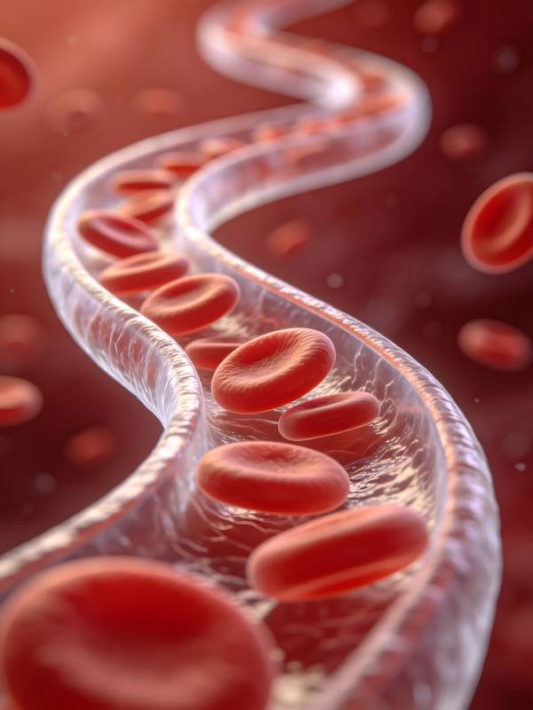 血液流动示意图图片