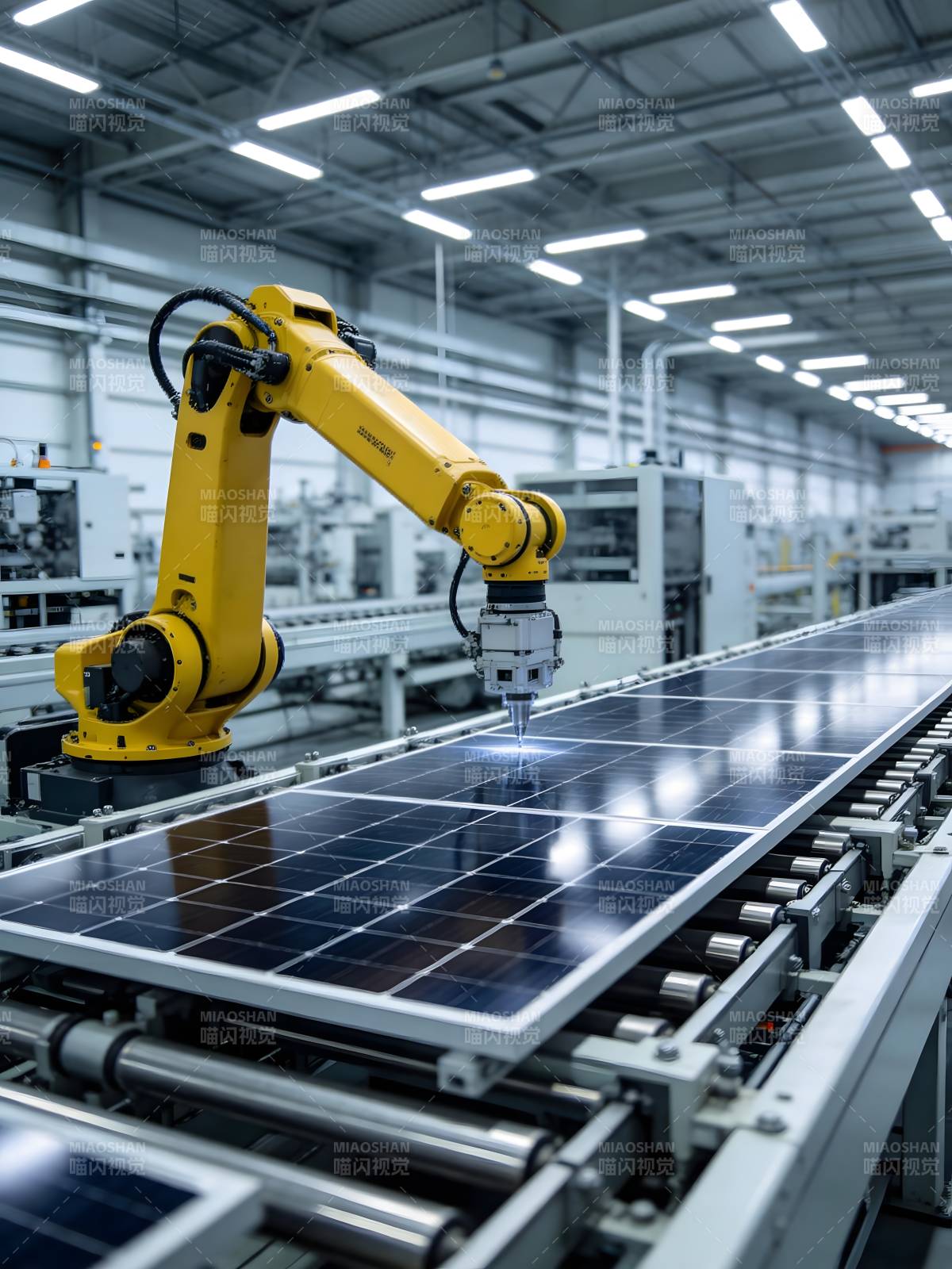 智能光伏生产线图片