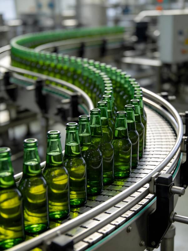 啤酒瓶生产线图片