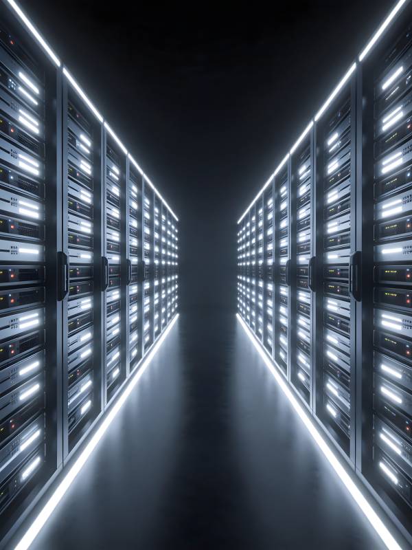 数据中心长廊图片