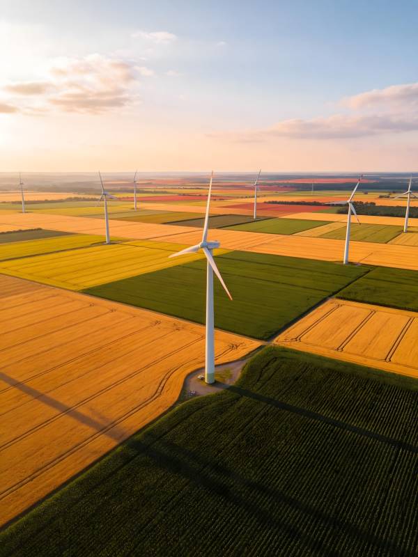 风车田野风光图片