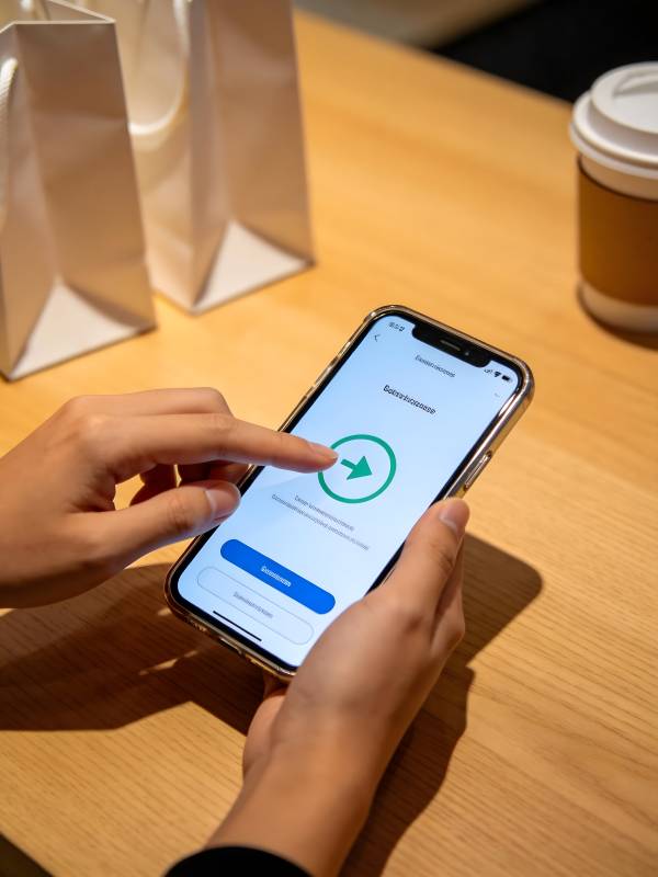 手机支付瞬间完成图片