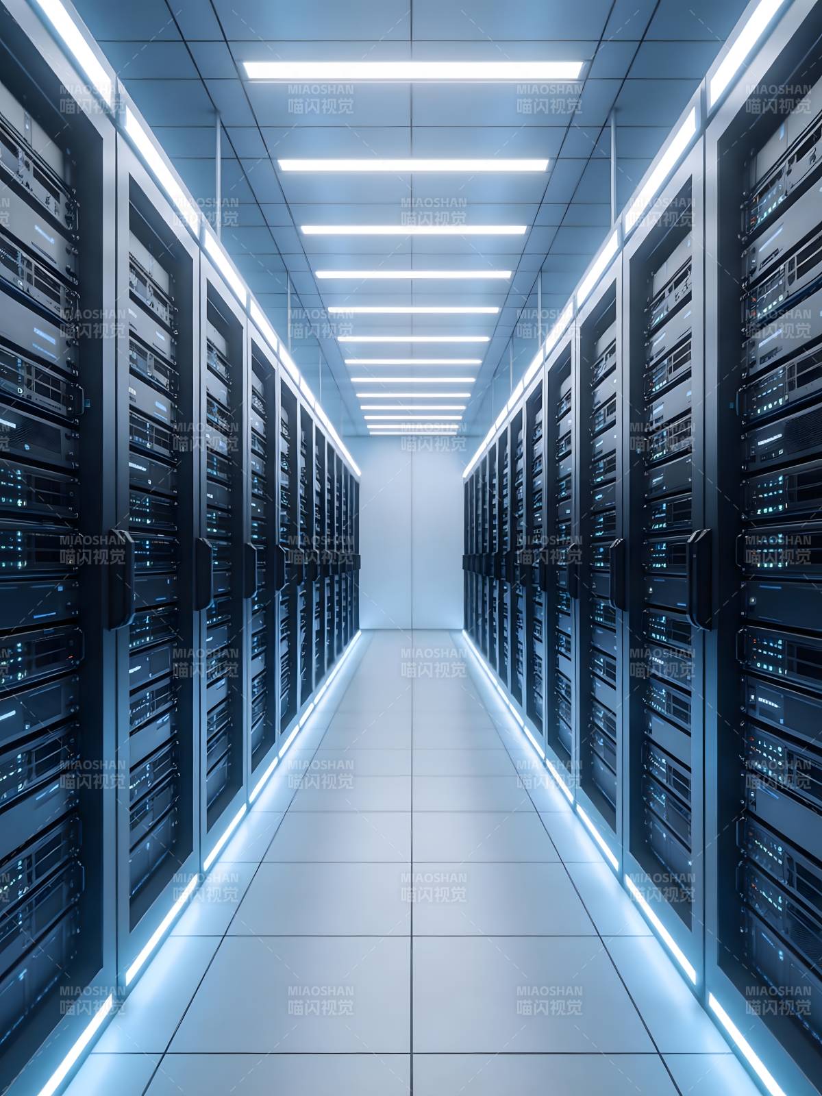 数据中心走廊图片