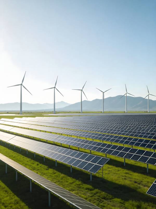 风光互补发电场图片