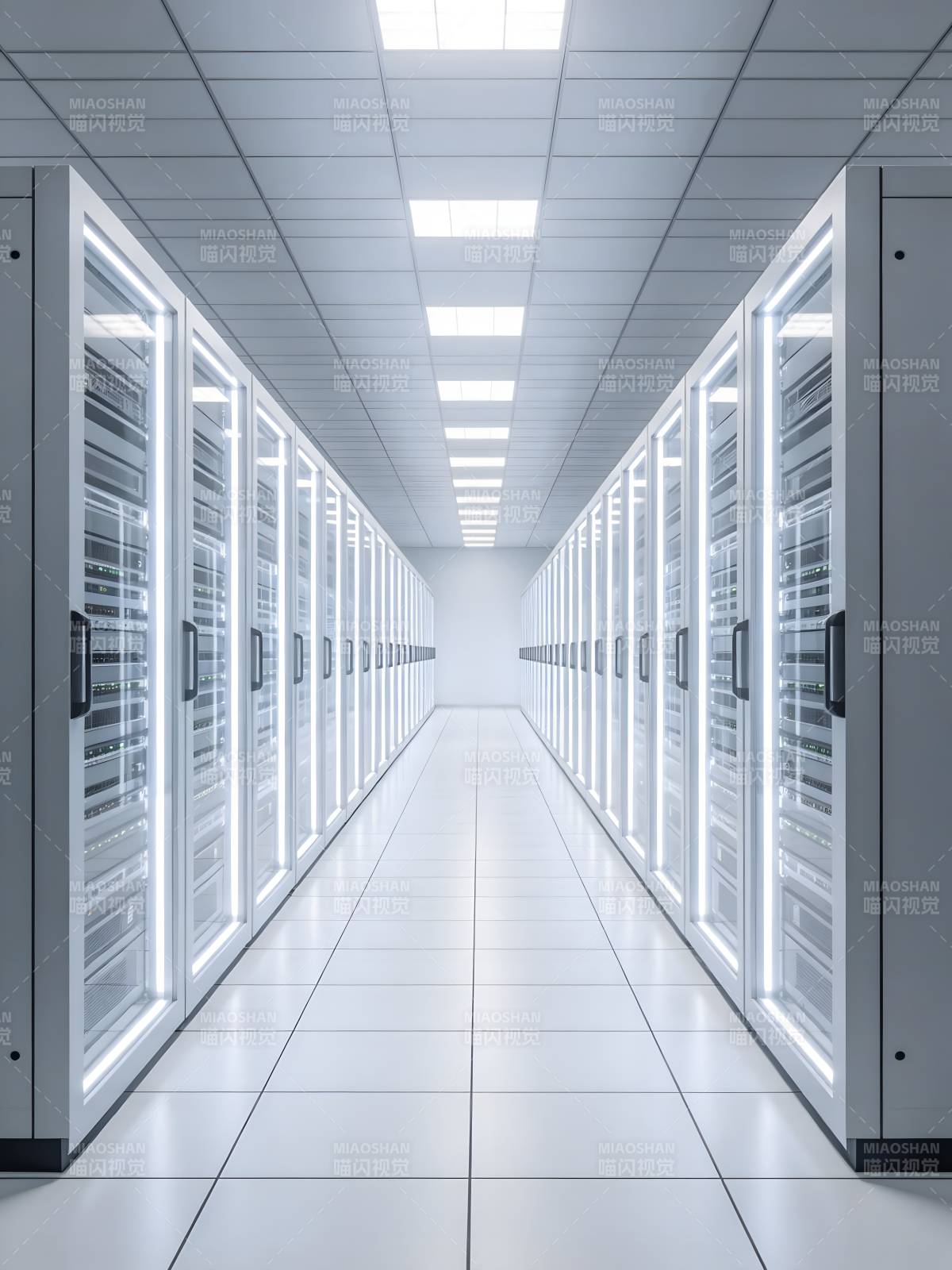 数据中心走廊图片
