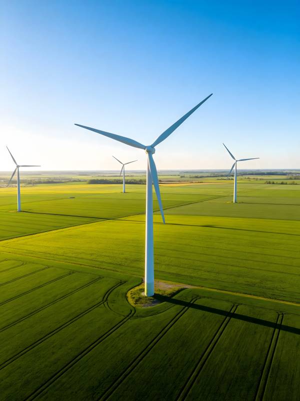 风车田野风光图片