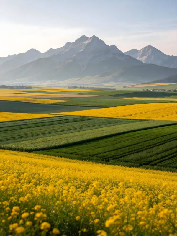 山野花海风光图片