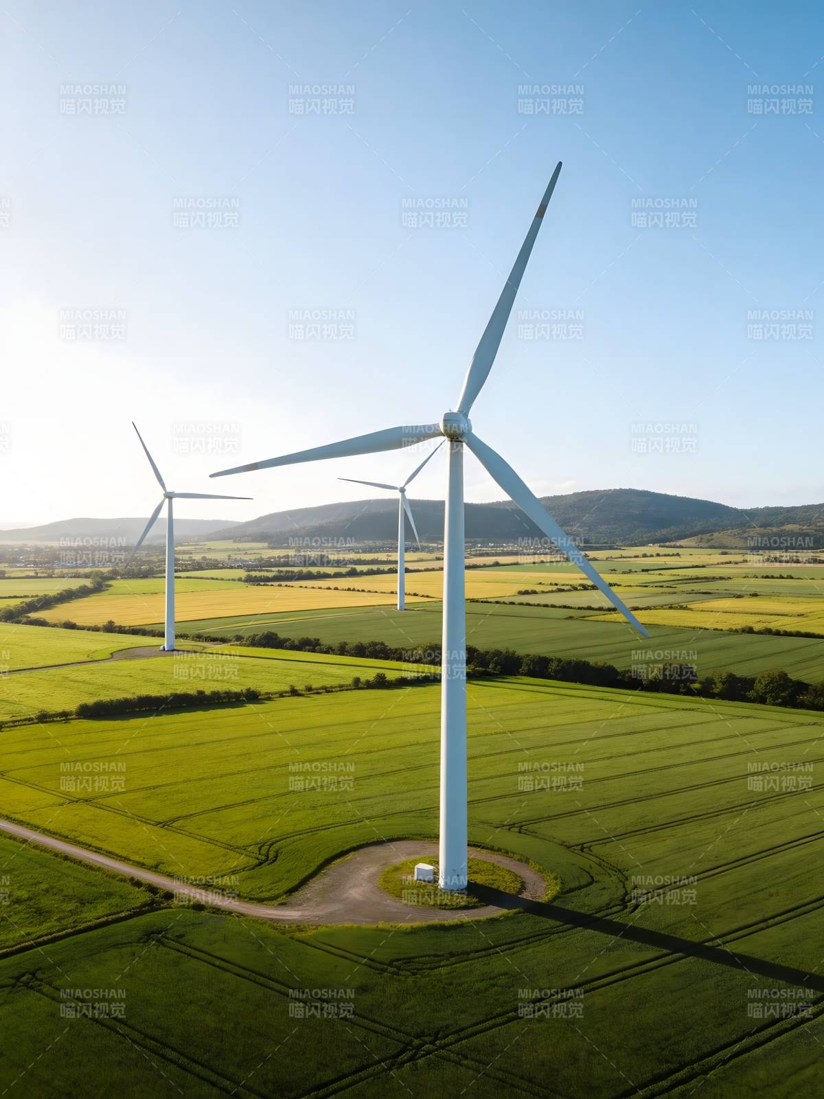 风车田野风光图片