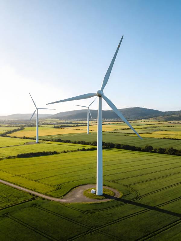 风车田野风光图片