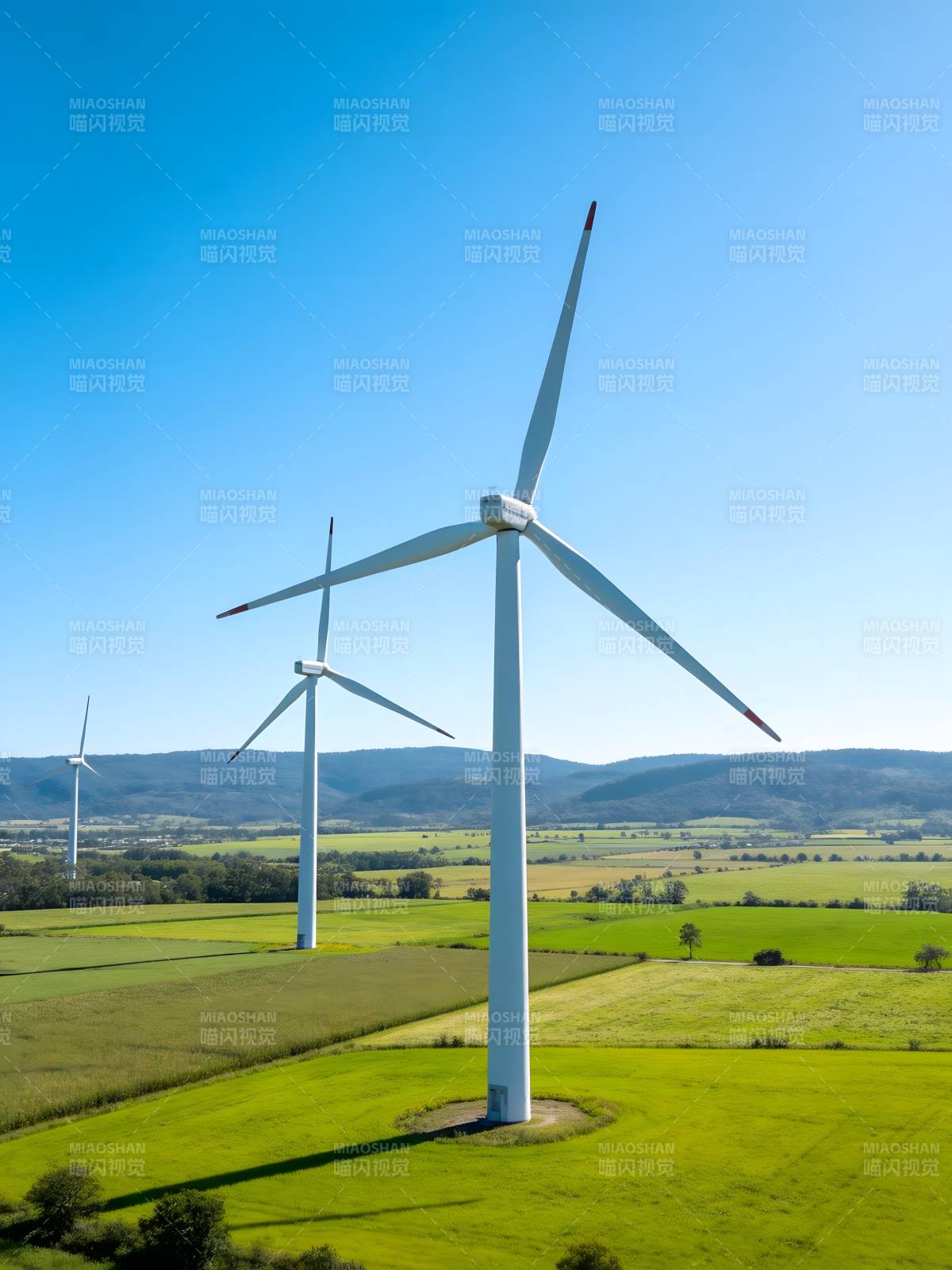 风车田野风光图片