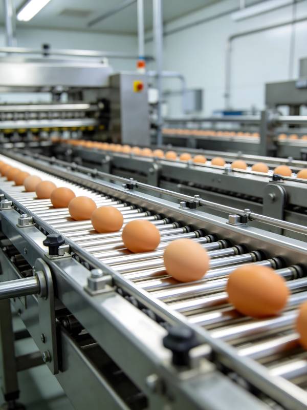 鸡蛋生产线图片