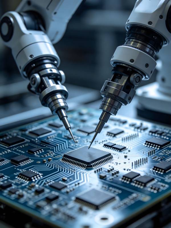 智能机器人焊接芯片图片