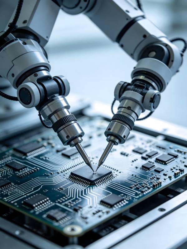 智能机器人焊接电路板图片