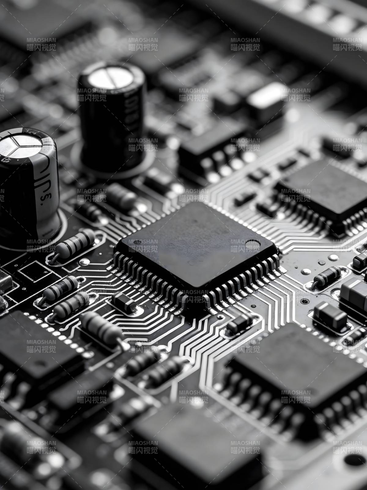 电路板特写图片