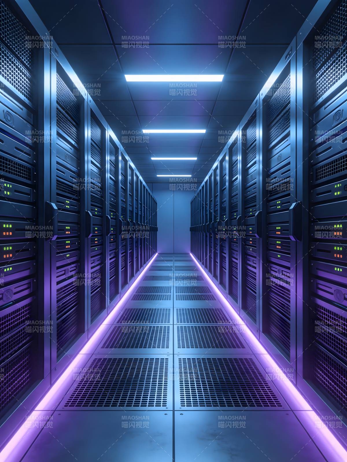 数据中心走廊图片