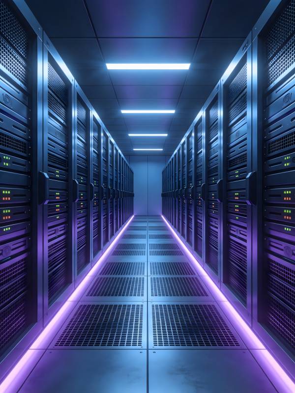 数据中心走廊图片