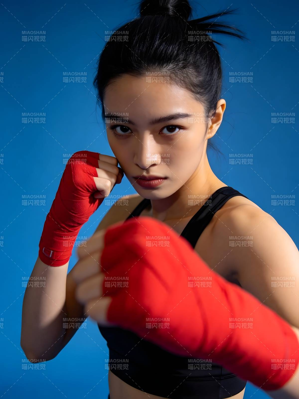 拳击少女 英姿飒爽图片