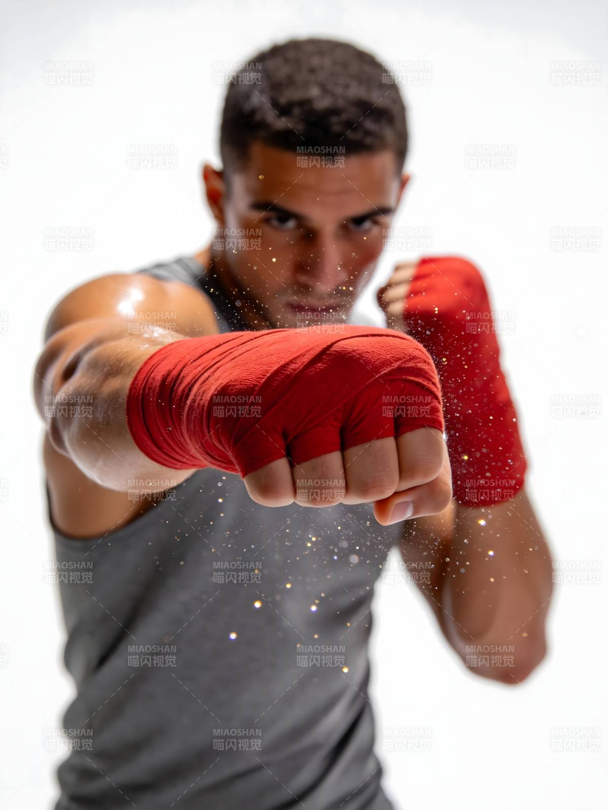 拳击手出击瞬间图片