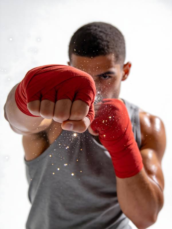 拳击手出击瞬间图片