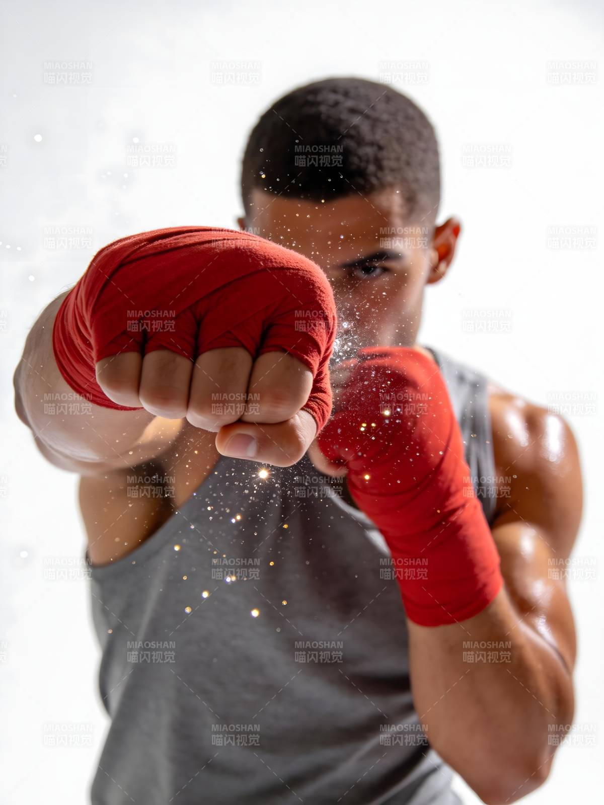 拳击手出击瞬间图片