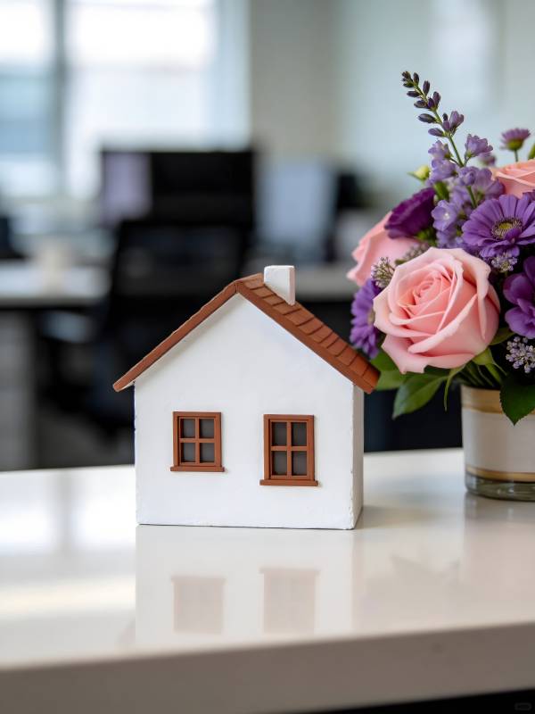 小屋与花束图片