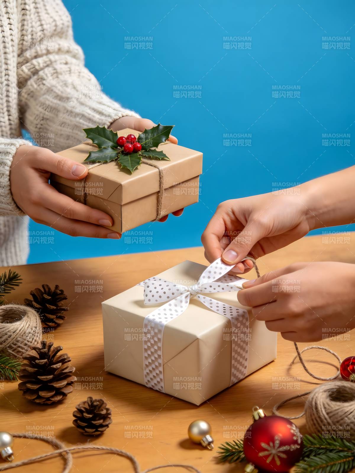 圣诞礼物交换图片