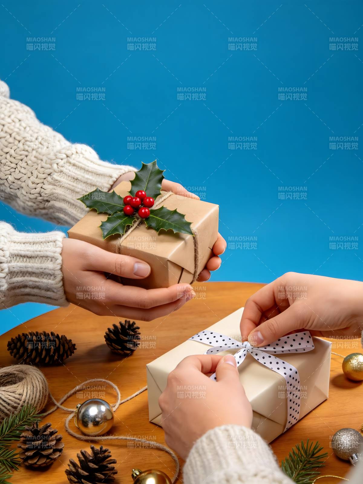 圣诞礼物交换图片