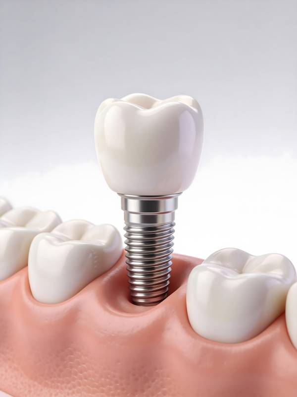 牙科种植体模型图片