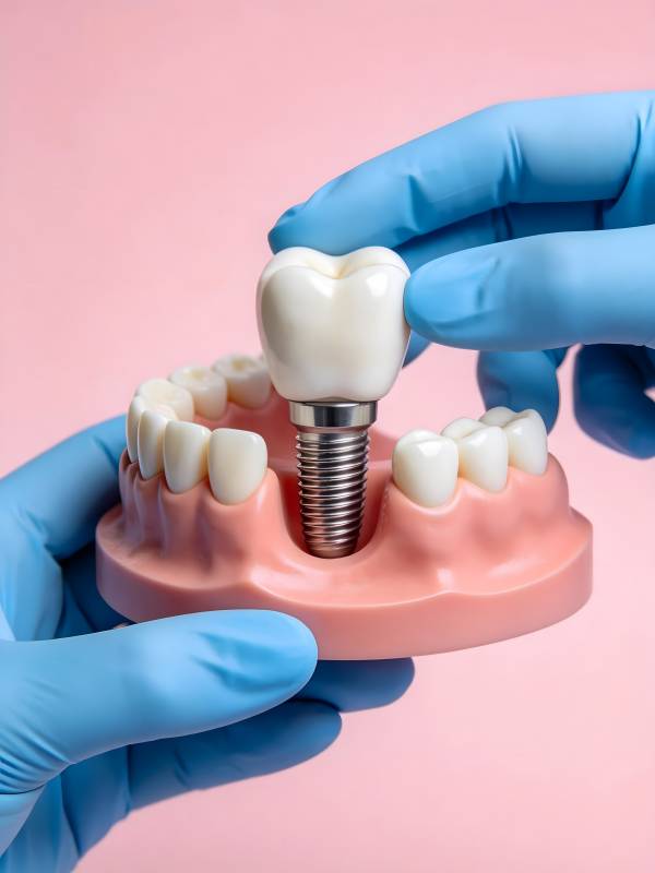 牙科种植体模型图片