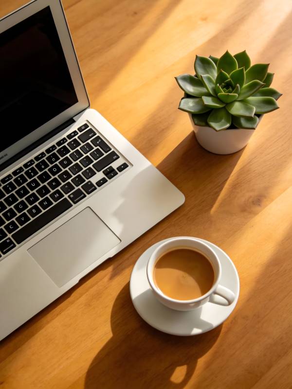 咖啡与工作时光图片