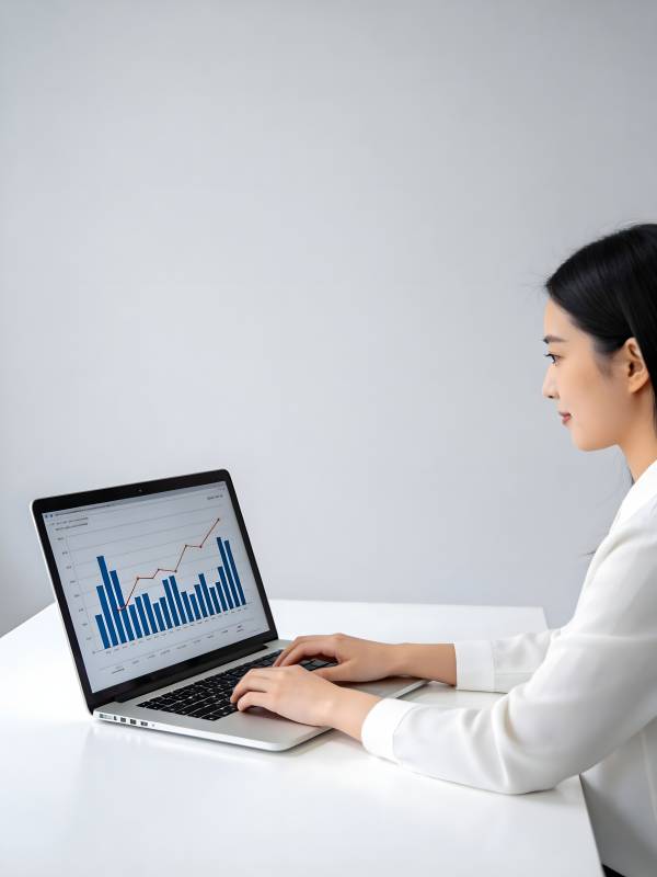 专注工作 数据分析图片