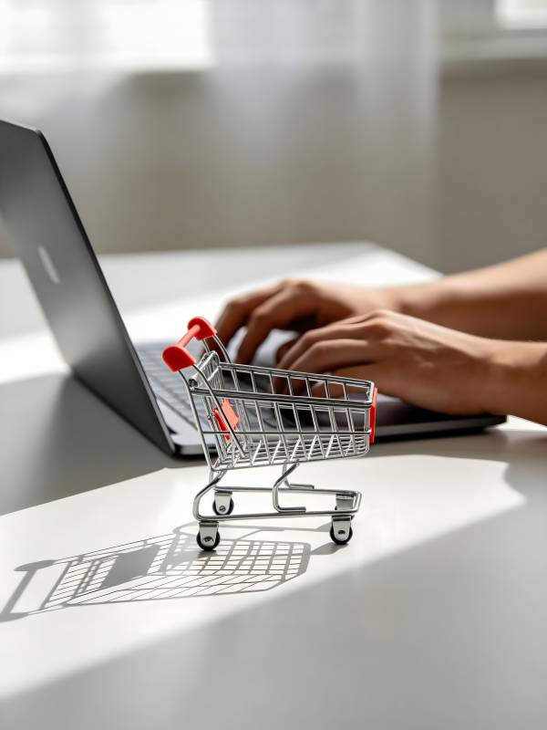 网购时代 指尖购物图片