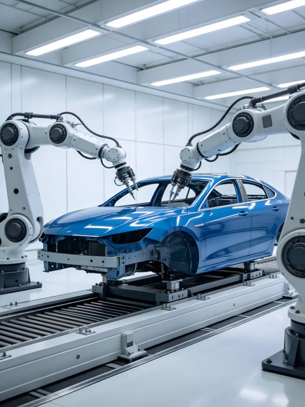 智能汽车生产线图片